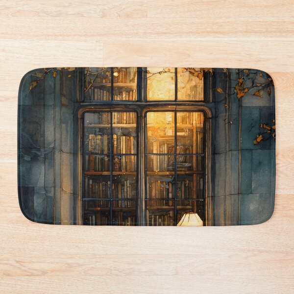 Item preview, The Enchanted Library Window designed and sold by oanaunciuleanu.