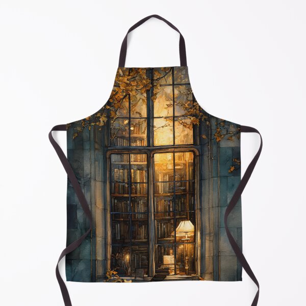 Item preview, The Enchanted Library Window designed and sold by oanaunciuleanu.