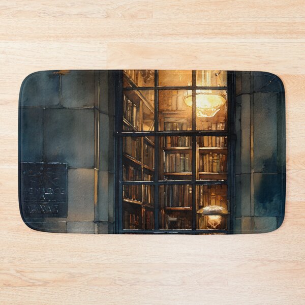 Item preview, The Enchanted Library Window designed and sold by oanaunciuleanu.