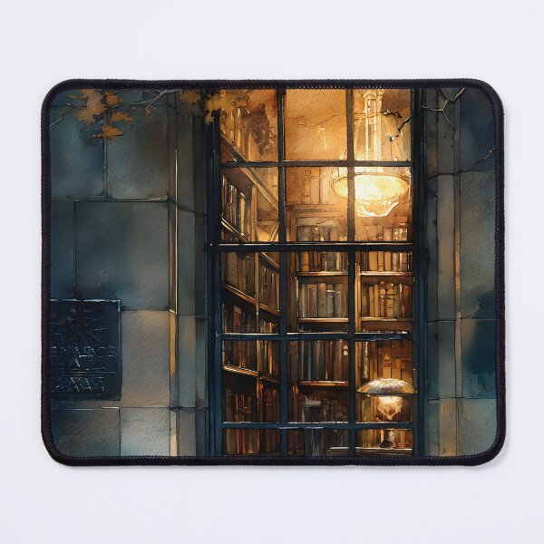 Item preview, The Enchanted Library Window designed and sold by oanaunciuleanu.