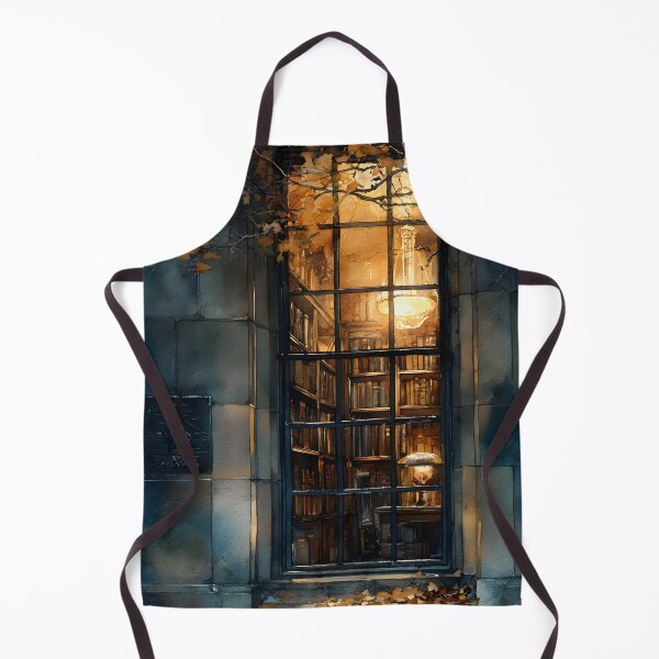 Item preview, The Enchanted Library Window designed and sold by oanaunciuleanu.