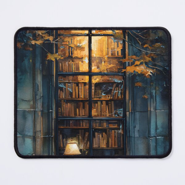 Item preview, The Enchanted Library Window designed and sold by oanaunciuleanu.