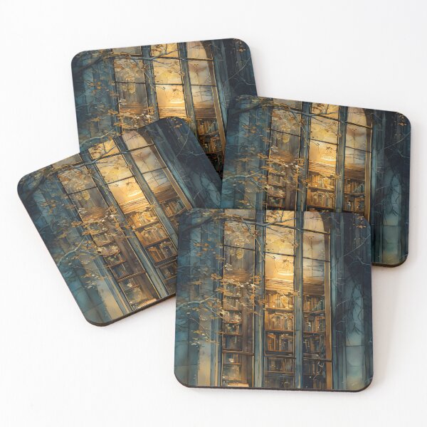 Item preview, The Enchanted Library Window designed and sold by oanaunciuleanu.