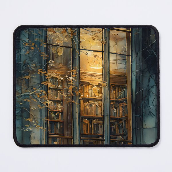 Item preview, The Enchanted Library Window designed and sold by oanaunciuleanu.