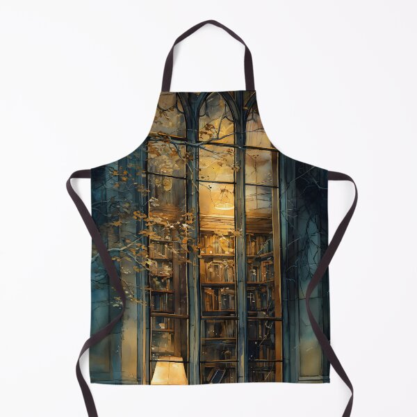 Item preview, The Enchanted Library Window designed and sold by oanaunciuleanu.