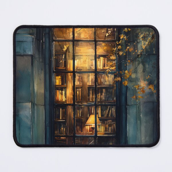 Item preview, The Enchanted Library Window designed and sold by oanaunciuleanu.