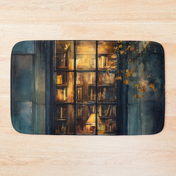 Item preview, The Enchanted Library Window designed and sold by oanaunciuleanu.