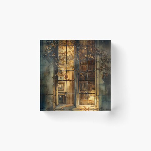 Item preview, The Enchanted Library Window designed and sold by oanaunciuleanu.