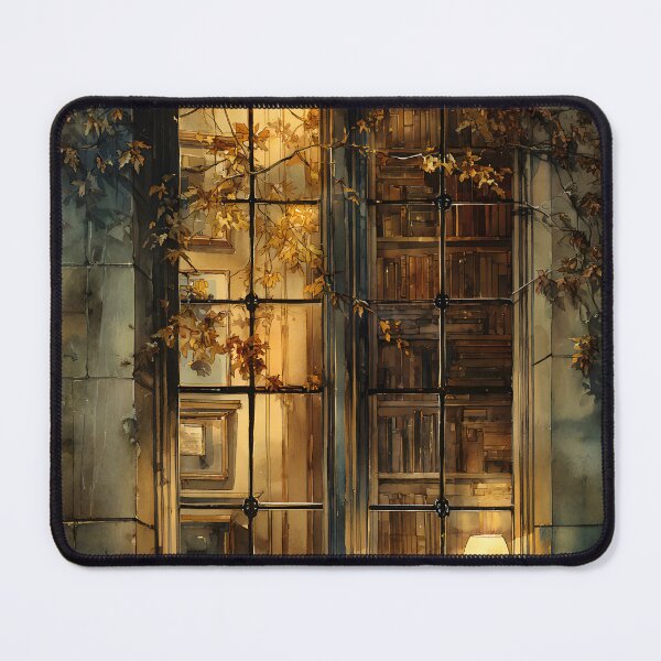 Item preview, The Enchanted Library Window designed and sold by oanaunciuleanu.