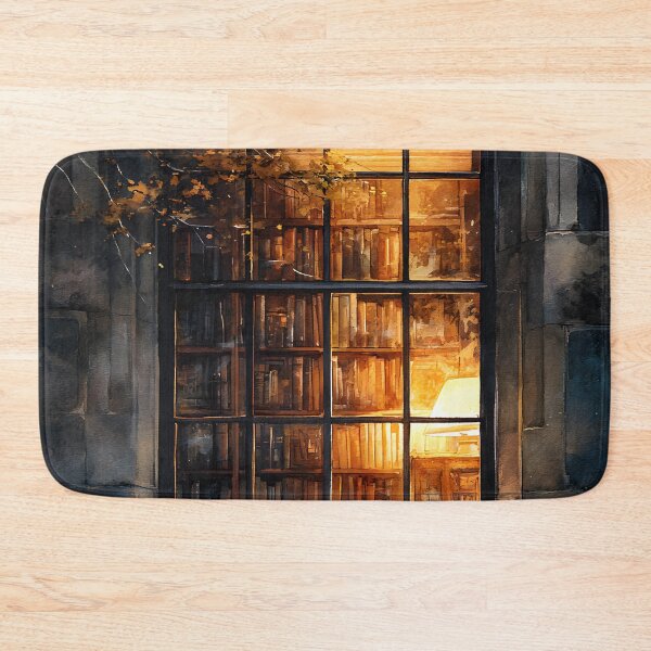 Item preview, The Enchanted Library Window designed and sold by oanaunciuleanu.