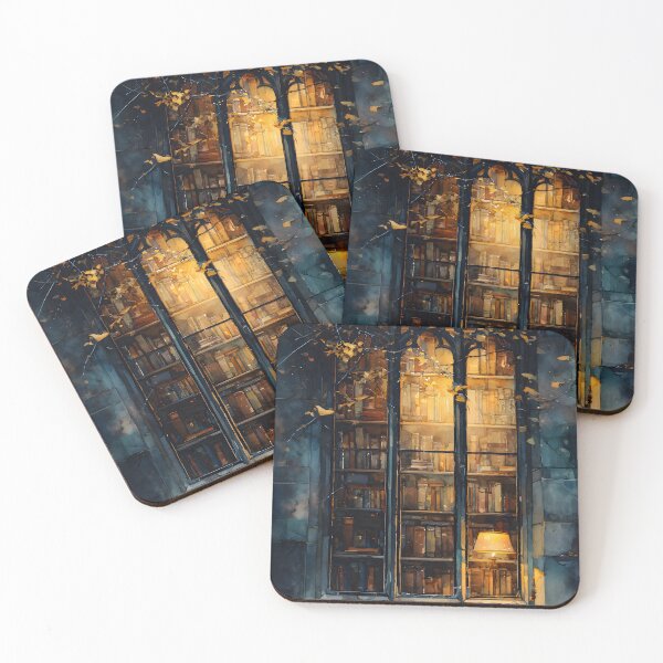 Item preview, The Enchanted Library Window designed and sold by oanaunciuleanu.