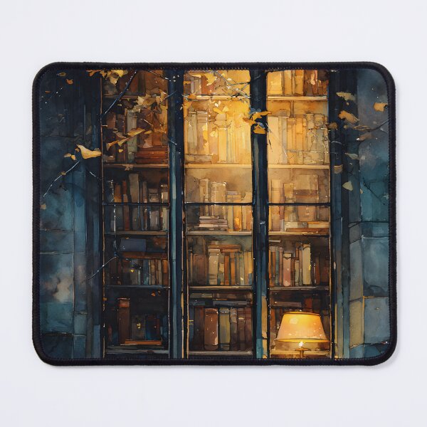 Item preview, The Enchanted Library Window designed and sold by oanaunciuleanu.