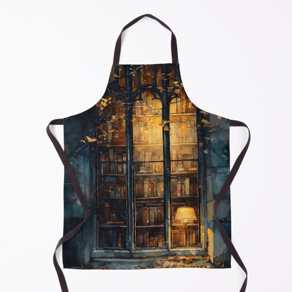 Item preview, The Enchanted Library Window designed and sold by oanaunciuleanu.