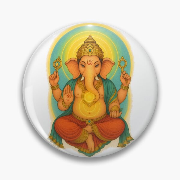 Item preview, Radiant Ganesha | Remover of Obstacles and Divine Prosperity designed and sold by GarimpoCosmico.