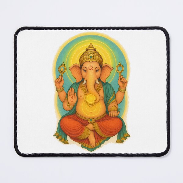 Item preview, Radiant Ganesha | Remover of Obstacles and Divine Prosperity designed and sold by GarimpoCosmico.
