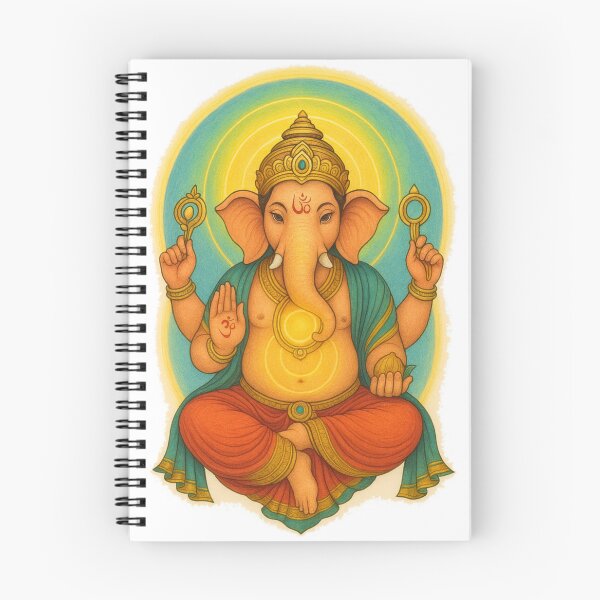 Item preview, Radiant Ganesha | Remover of Obstacles and Divine Prosperity designed and sold by GarimpoCosmico.