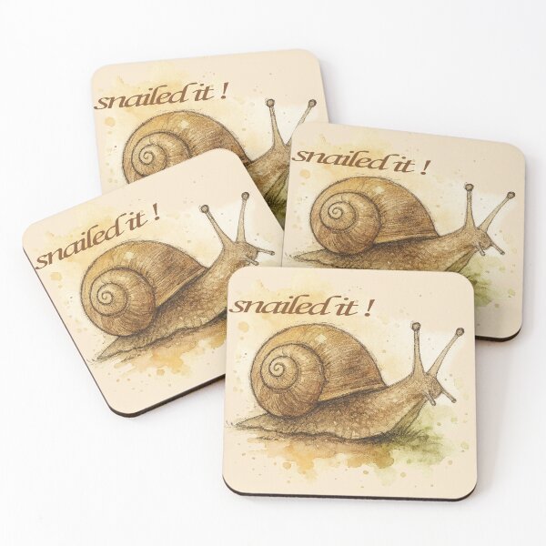 Item preview, snailed it designed and sold by Gina_BreWe.