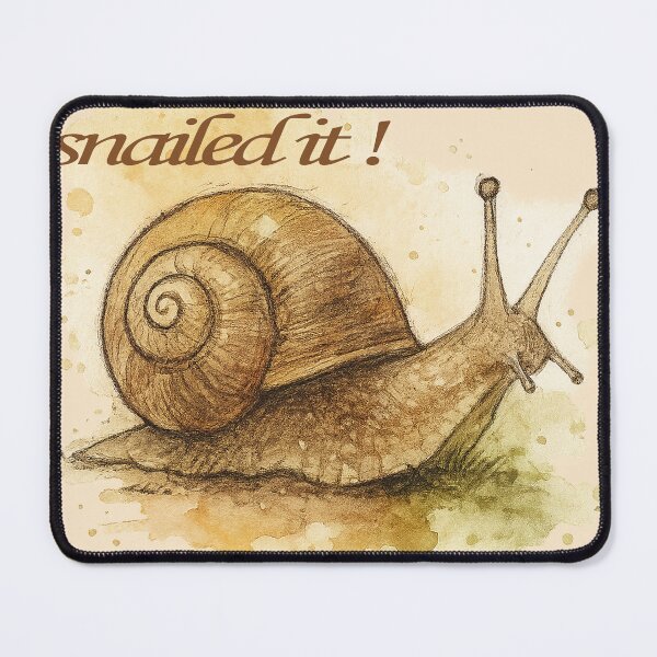 Item preview, snailed it designed and sold by Gina_BreWe.