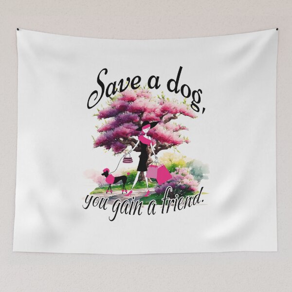 Item preview, Save a dog, you gain a friend. designed and sold by EvaKlein68.