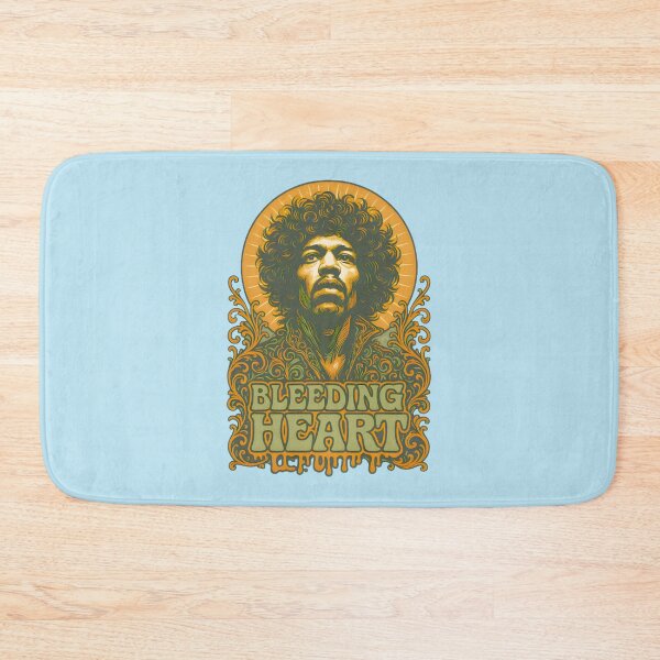 Item preview, Psychedelic Jimi Hendrix Bleeding Heart Vintage Rock Art | PERFECT GIFT FOR YOU AND FRIENDS designed and sold by HansonShopUS.