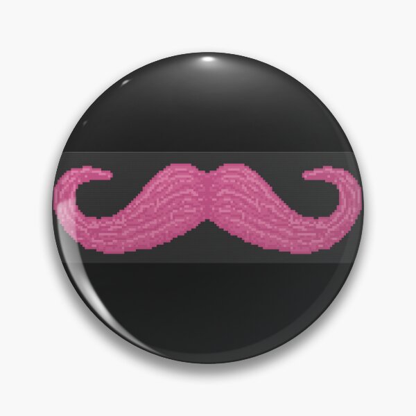 Item preview, Pixel Art Markiplier 'stache (black background) designed and sold by FlyingJackalope.