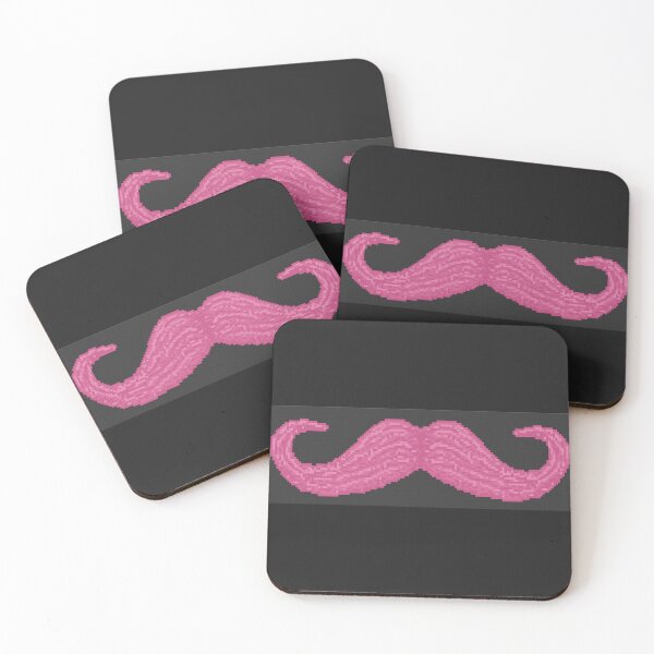Item preview, Pixel Art Markiplier 'stache (black background) designed and sold by FlyingJackalope.