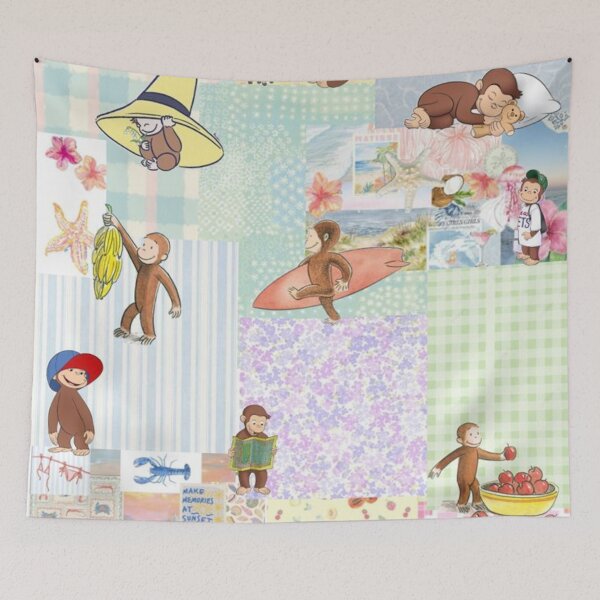 Item preview, Curious George Collage designed and sold by Shars-creations.
