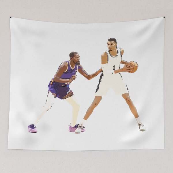 Item preview, Victor Wembanyama vs. Kevin Durant designed and sold by raffrasta.