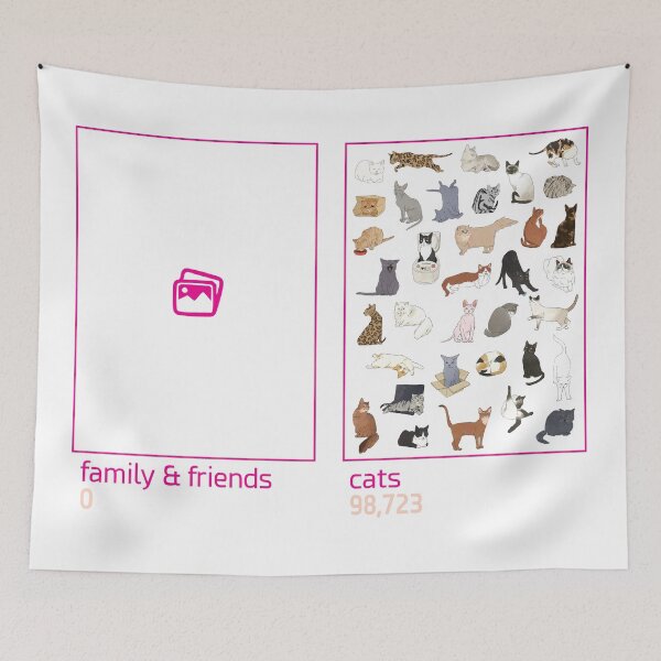 Item preview, Cats Over People – Meme Design designed and sold by chillaxcats.