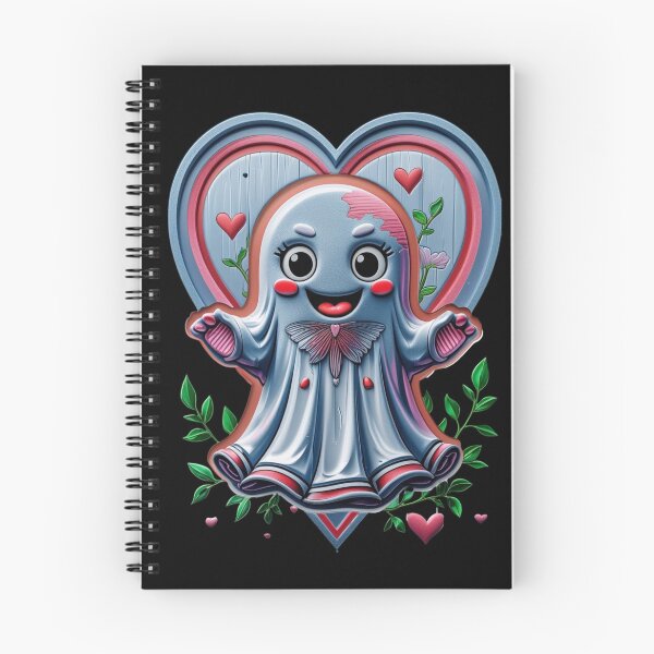 Item preview, Romantic Cute Ghost With Heart Illustration designed and sold by ArtDesignTp.