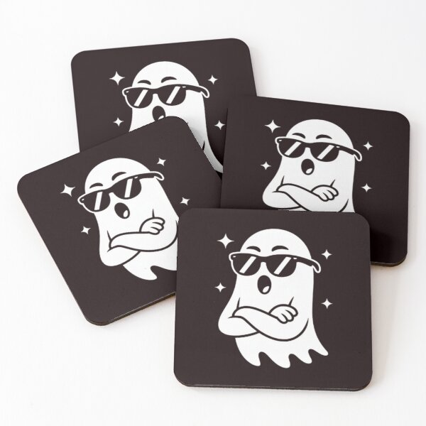 Item preview, Cool Ghost with Sunglasses – Funny Spooky Halloween Design designed and sold by dortmond.