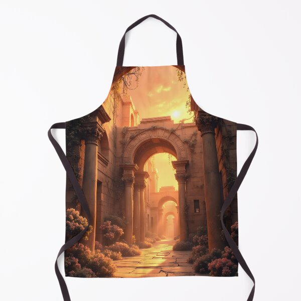Item preview, Sunset Reverie Through Ancient Arches designed and sold by oanaunciuleanu.