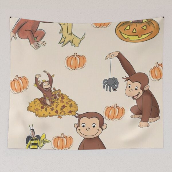 Item preview, Fall Curious George  designed and sold by Shars-creations.
