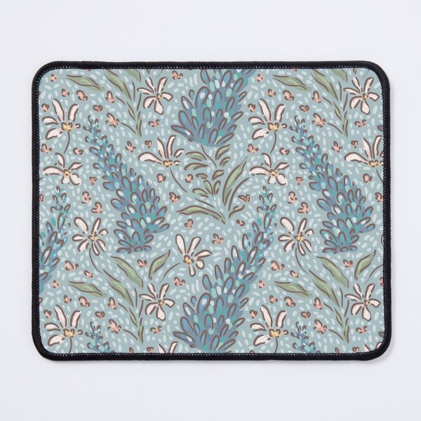 Item preview, Painterly Floral Meadow Pattern – Blue Wildflower Illustration designed and sold by AniaMartaArt.
