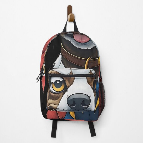 Item preview, Superhero Dog Illustration With Red And Blue Costume designed and sold by ArtDesignTp.