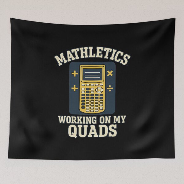 Item preview, Mathletics Working On My Quads designed and sold by 9morethan9®.