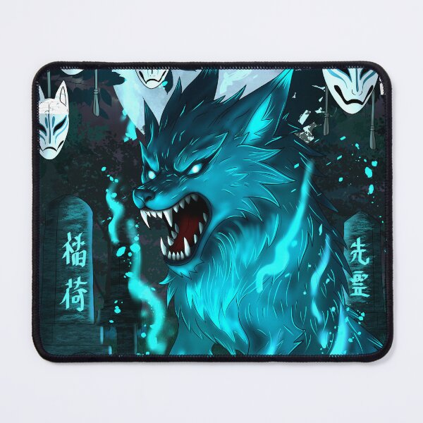 Item preview, Kitsune in the moonlight between gravestones designed and sold by Yumikazumi.