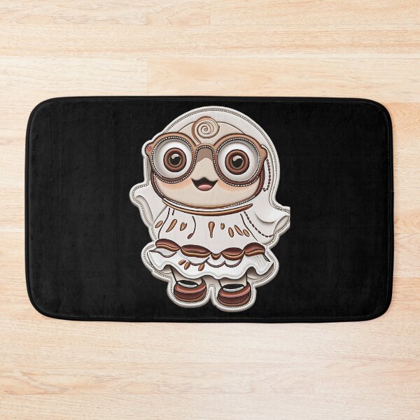 Item preview, Cute Coffee Ghost Girl With Glasses Illustration designed and sold by ArtDesignTp.