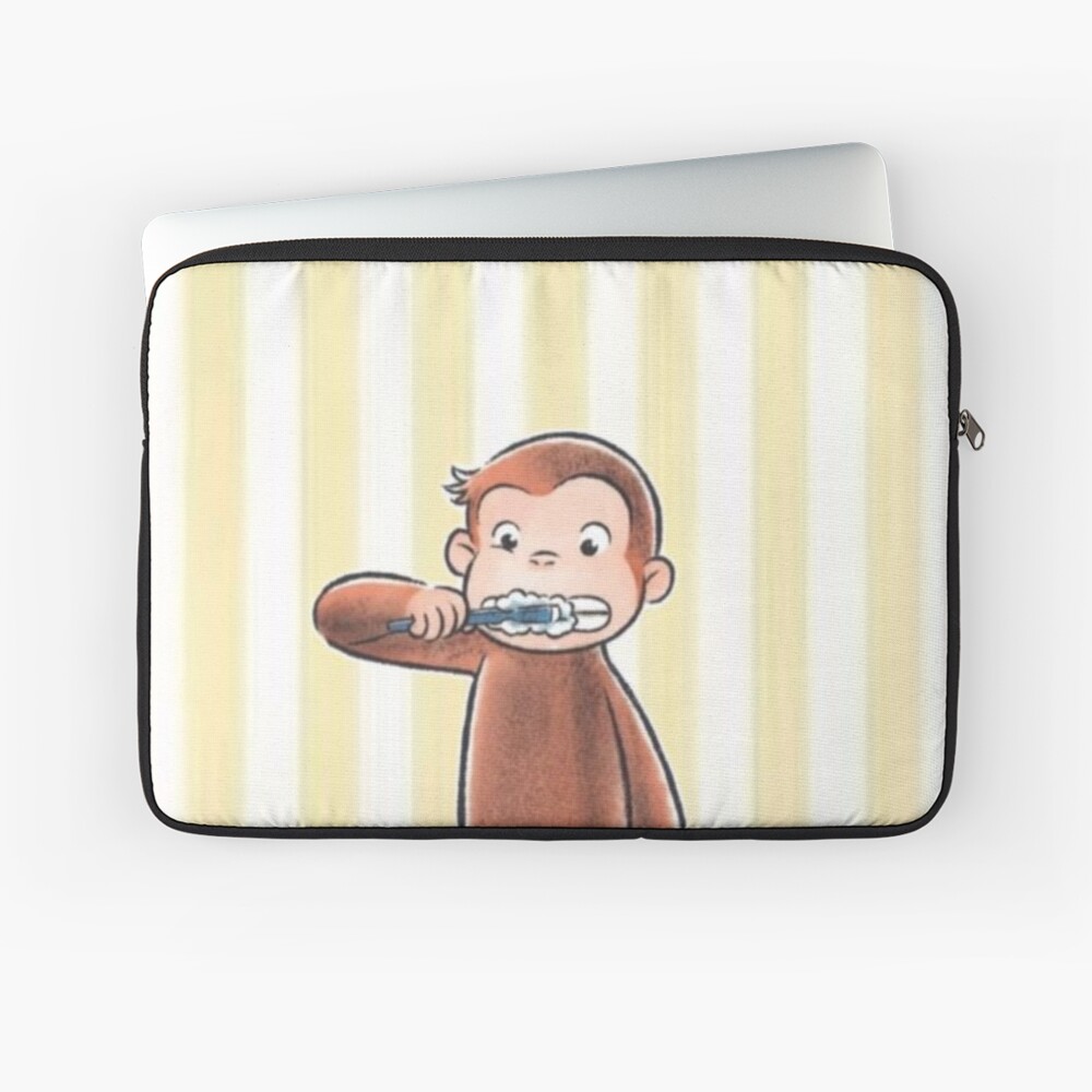 Curious George Brushing His Teeth iPhone Case