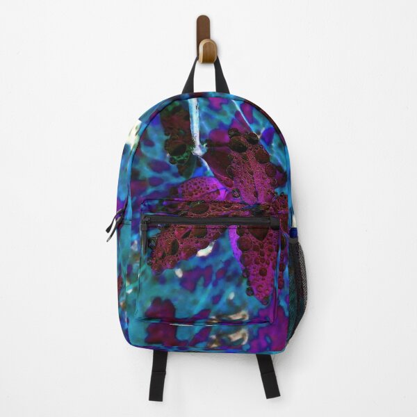 Item preview, Water droplets on leaves, purple edit designed and sold by paulboizot.