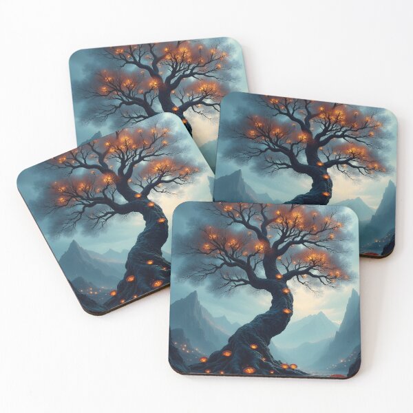 Item preview, The Enchanted Ember Tree designed and sold by oanaunciuleanu.