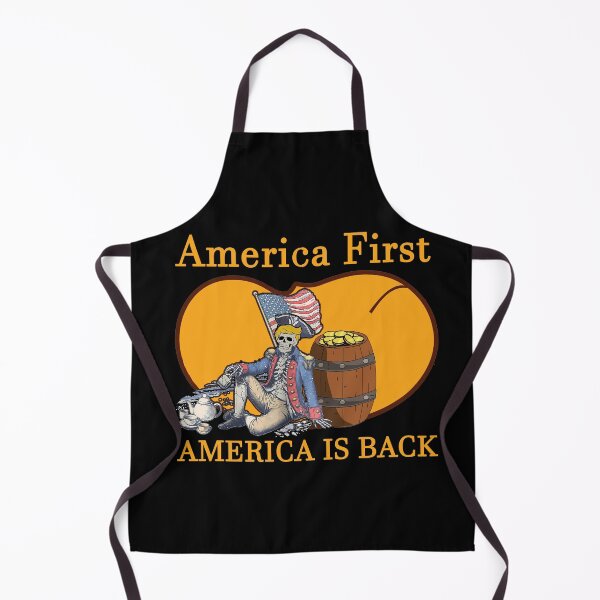 Item preview, America First Barrel USA Is Back SKELETON US PRESIDENT designed and sold by RyanTee-Awesome.