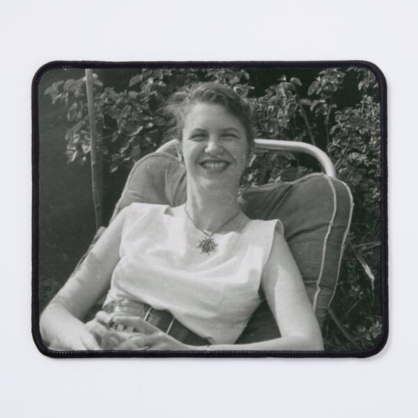 Item preview, Sylvia Plath Smiling  designed and sold by Oqueartecura.
