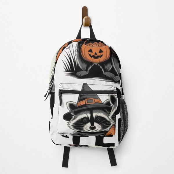 Item preview, Spooky and Feral Raccoons – Cute Halloween Ghost & Pumpkin Design designed and sold by dortmond.
