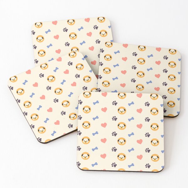 Item preview, Cute Puppy Love Pattern designed and sold by deardansouza.