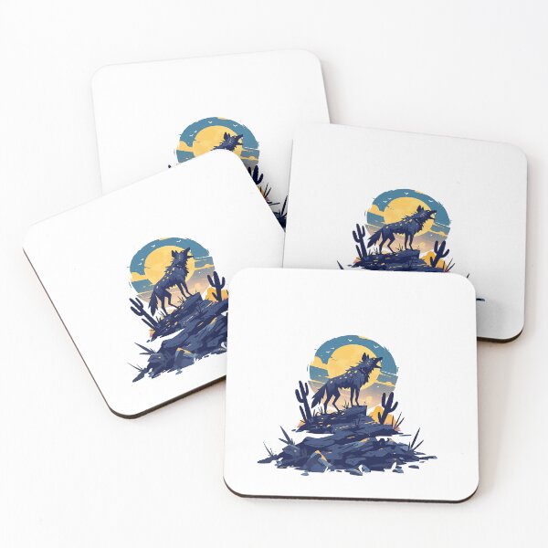Item preview, Hyena Howling at Desert Moon designed and sold by Christian Weiss.