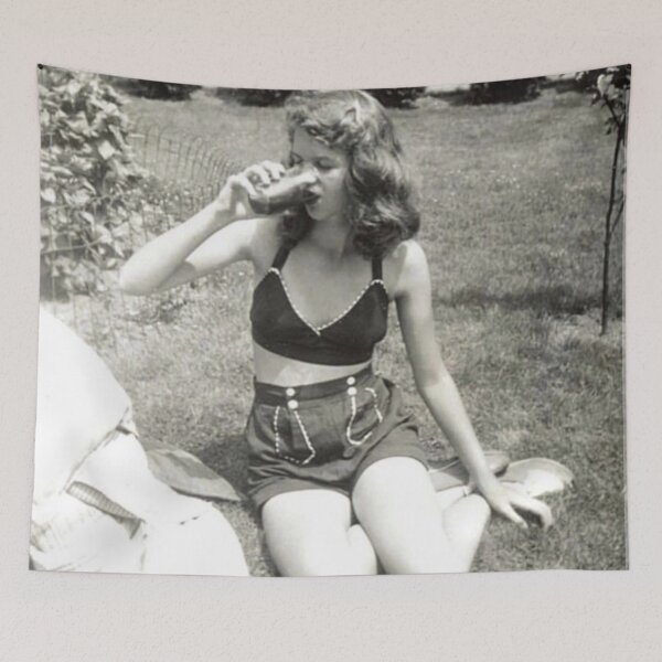 Item preview, Sylvia Plath Sunbathing designed and sold by Oqueartecura.