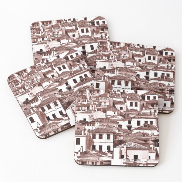 Item preview, Houses and roofs, Skopelos 5, pencil effect designed and sold by paulboizot.