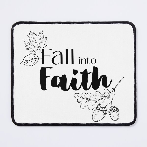 Item preview, Fall into Faith | Christian Autumn Inspirational Art designed and sold by PsandQsDesigns.