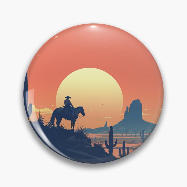 Item preview, Vaquero at Desert Sunset designed and sold by Christian Weiss.